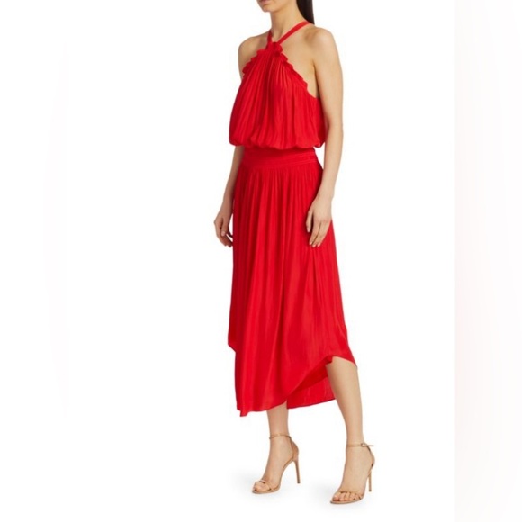 NWOT Ramy Brook Chloe Halter Midi Dress, Size S - Picture 4 of 14